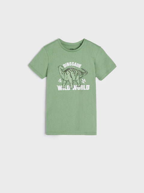 Sinsay Boy's Green Short-Sleeve T-Shirt | Sinsay In Lebanon