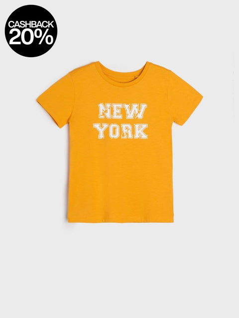Sinsay Boy's Yellow Mustard T-Shirt |Sinsay In Lebanon