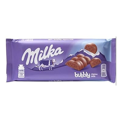 Milka Bubbly Alpine Milk Chocolate Bar 90g | Milka In Lebanon