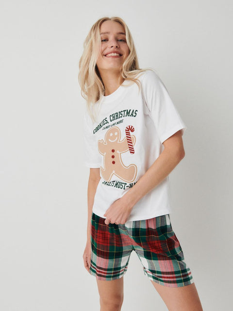 Reserved Women's Multicolor Christmas Pajama Set | Reserved In Lebanon