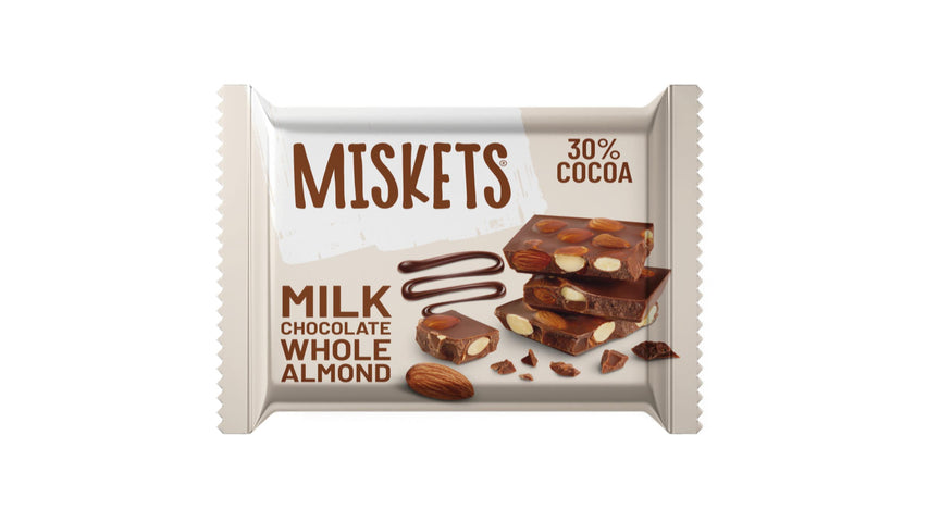 Miskets Almond Milk Chocolate Tablets 60g | Miskets In Lebanon
