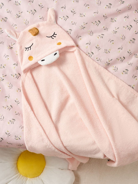 Sinsay Girl's Light Pink Unicorn Bath Towel 70x140cm | Sinsay In Lebanon