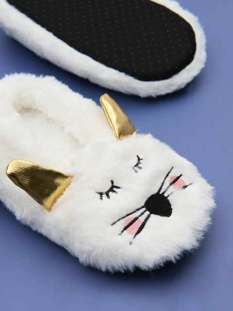Sinsay Baby Girl's White Cat Panduf | Sinsay in Lebanon