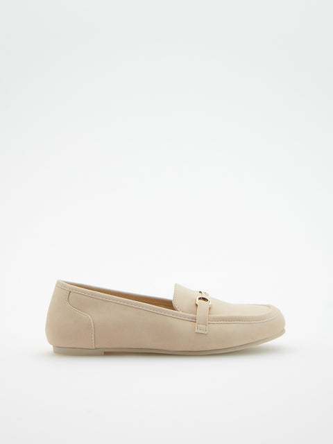 Reserved Women's Beige Ballerina With A Buckle | Reserved In Lebanon