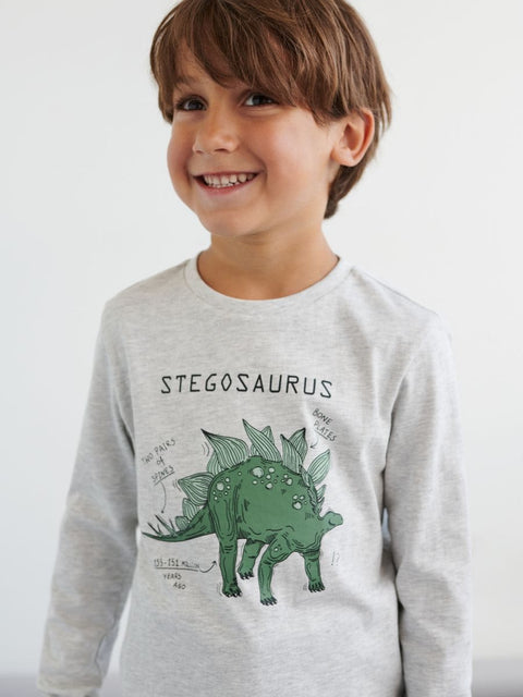 Sinsay Boy's Light Grey Long Sleeve Blouse | Sinsay In Lebanon