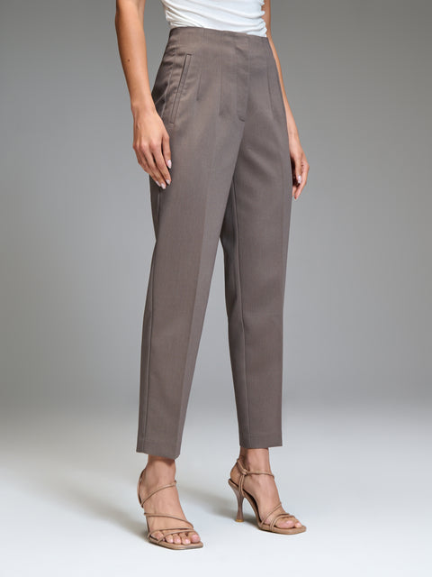 Sinsay Women's Khaki Cigarette Trousers   | Sinsay in Lebanon