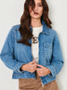 Sinsay Women's Blue Denim Collar Jacket | Sinsay In Lebanon