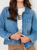 Sinsay Women's Blue Denim Collar Jacket | Sinsay In Lebanon