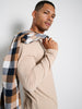 Sinsay Men's Beige Classic Cut Round Neckline Blouse | Sinsay In Lebanon