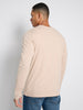 Sinsay Men's Beige Classic Cut Round Neckline Blouse | Sinsay In Lebanon