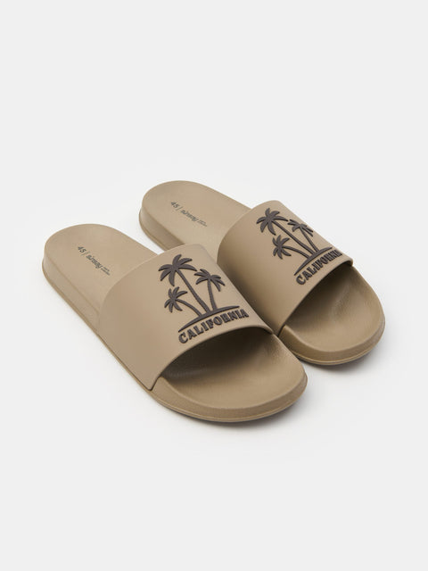 Sinsay Men's Khaki Slippers | Sinsay in Lebanon
