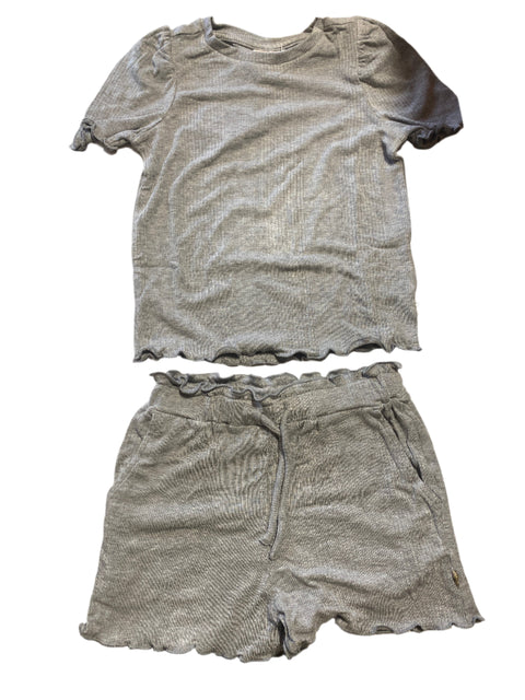 POMPdeLUX Girl's Grey Short Set |POMPdeLUX in Lebanon