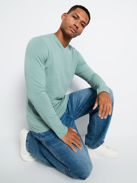 Sinsay Men's Sage Green Long sleeve Blouse |Sinsay  in Lebanon