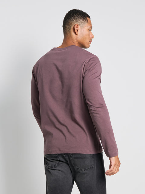Sinsay Men's Muted Purple Long Sleeve V-Neck Blouse | Sinsay In Lebanon