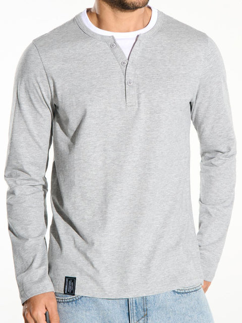 Sinsay Men's Gray & White Long Sleeve Blouse | Sinsay In Lebanon