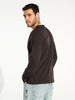 Sinsay Men’s Brown Ribbed Long-Sleeve T-Shirt | Sinsay in Lebanon