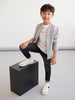 Sinsay Boy's Light Grey Ribbed Cuffs Jacket | Sinsay In Lebanon
