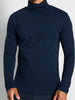 Sinsay Men's Navy Turtleneck Classic Cut Blouse | Sinsay In Lebanon