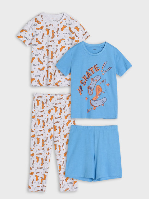 Sinsay Boy's Blue/Grey Two-Piece Pajamas 2-Pack | Sinsay In Lebanon