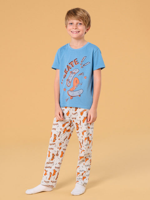 Sinsay Boy's Blue/Grey Two-Piece Pajamas 2-Pack | Sinsay In Lebanon