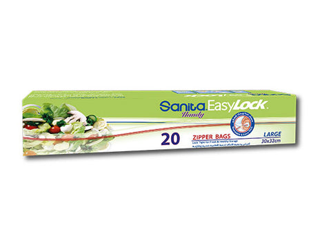 Sanita Food Zipper Bag Large 20 bags