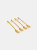Sinsay Gold With Teaspoon Motif 4 Pack Spoons | Sinsay In Lebanon