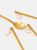 Sinsay Gold With Teaspoon Motif 4 Pack Spoons | Sinsay In Lebanon