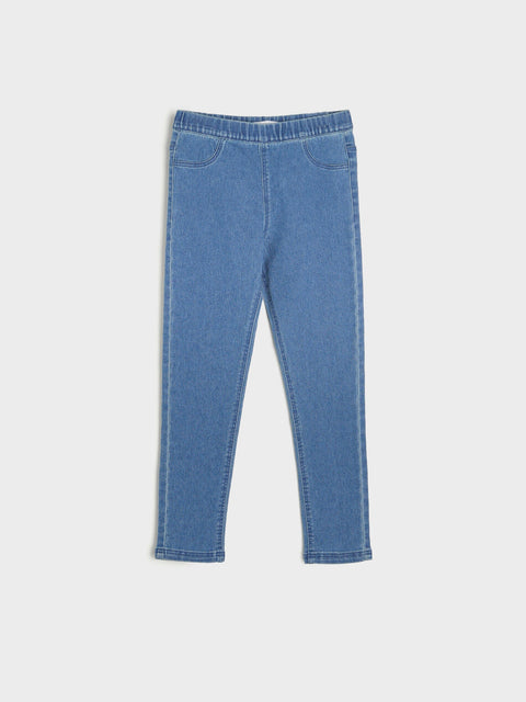 Sinsay Girl's Blue Stretchable Jeans | Sinsay In Lebanon