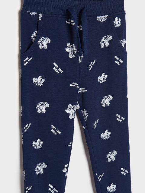 Sinsay Boy's Navy /Blue With Print Sweatpants   | Sinsay in Lebanon