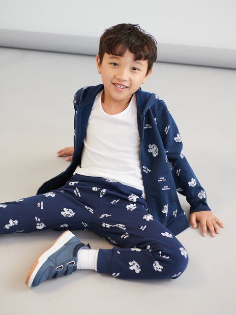 Sinsay Boy's Navy /Blue With Print Sweatpants   | Sinsay in Lebanon