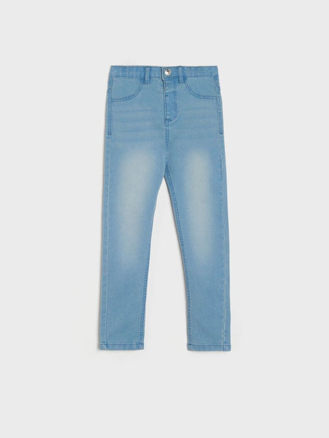 Sinsay Girl's Blue High Rise Skinny Jeans |Sinsay In Lebanon
