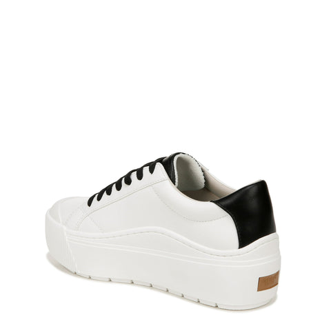 Dr. Scholl's Women's White & Black Time Off Max Platform Sneakers | Dr. Scholl's In Lebanon