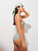 Sinsay Women's Green & White Floral Bikini Bottom | Sinsay In Lebanon