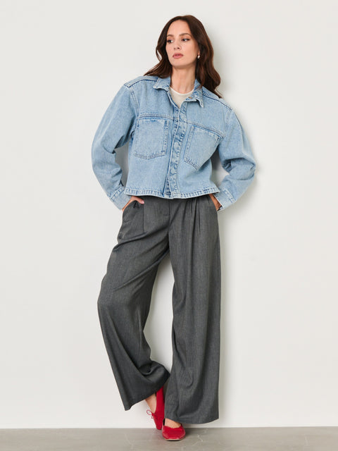 Sinsay Women's Blue Denim Pockets Jacket |Sinsay In Lebanon