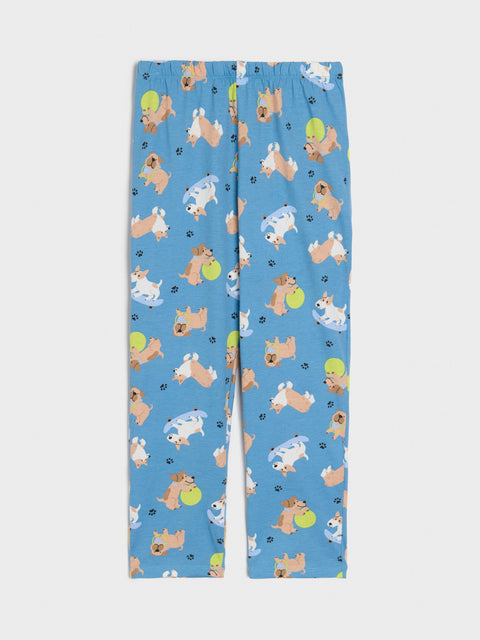 Sinsay Boy's Blue All Over Print Two-Piece Pajamas | Sinsay In Lebanon