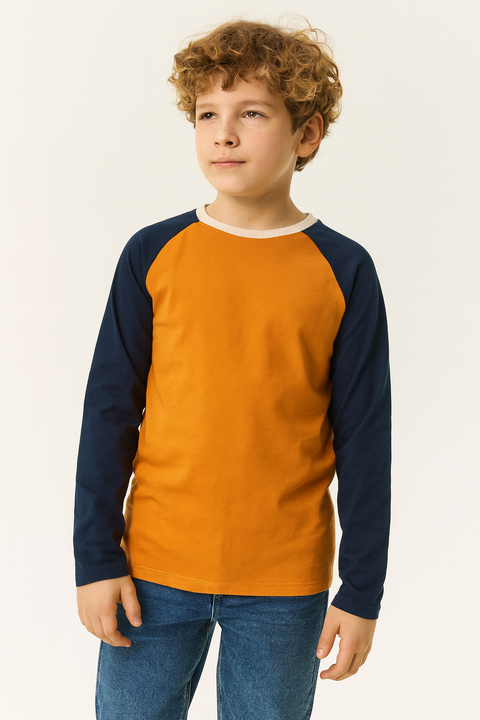 Sinsay  Boy's Navy & Orange Long Sleeve 2 Pack  T-Shirt | Sinsay In Lebanon