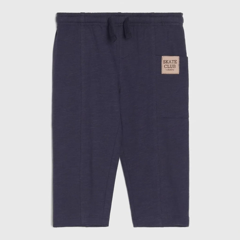 Sinsay Baby Boy's Dark Blue Drawstring Waist Pants