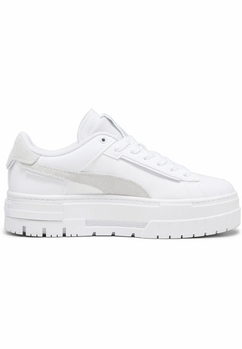 Puma Women's White Mayze Crashed Trainers Sneaker | Puma In Lebanon