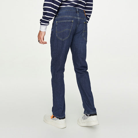 Lee Men's Dark Blue Regular Straight Fit Brushed Back 726 Jeans | Lee In Lebanon