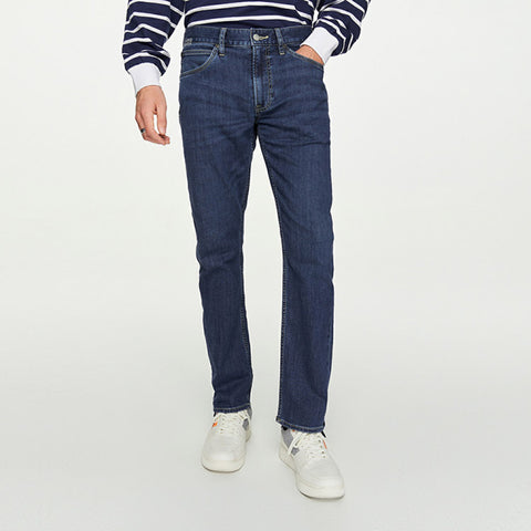 Lee Men's Dark Blue Regular Straight Fit Brushed Back 726 Jeans | Lee In Lebanon