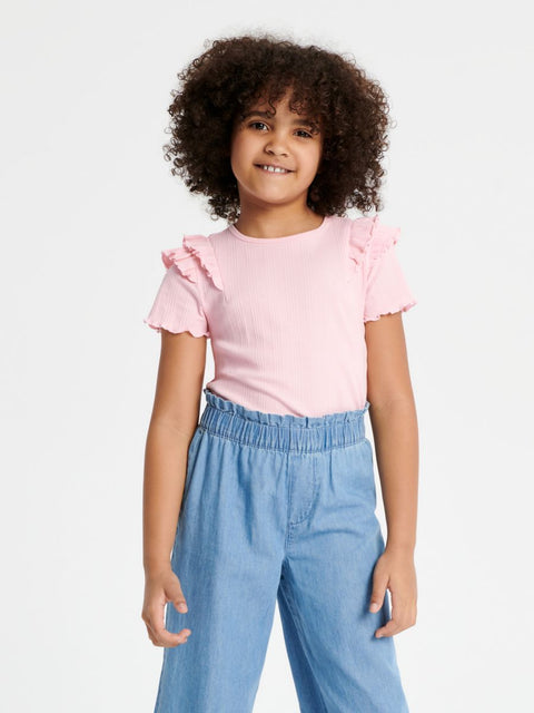 Sinsay Girl's Blue High Rise Wide Leg Jeans |Sinsay In Lebanon
