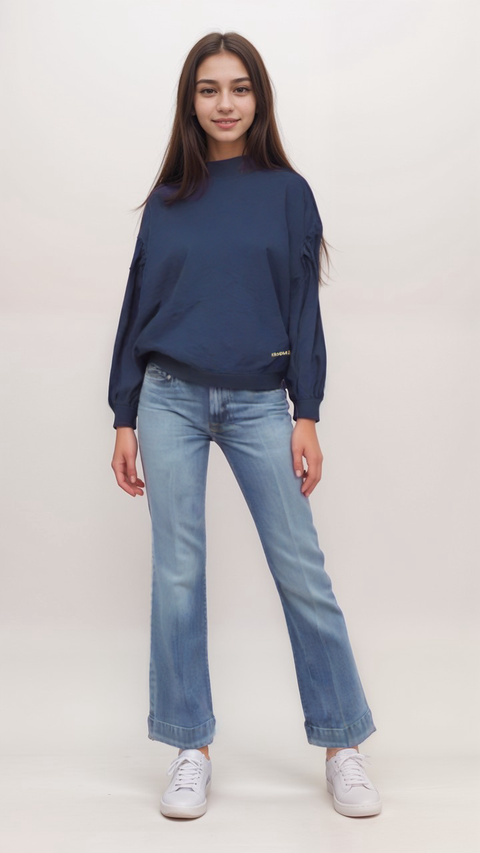 S.Oliver Girl's Navy Long-Sleeve Sweatshirt |S.Oliver in Lebanon