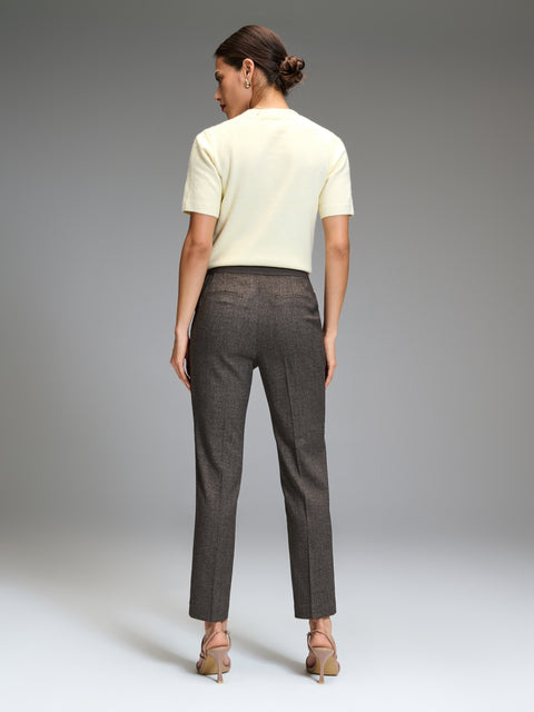 Sinsay Women's Brown Cigarette Trousers | Sinsay In Lebanon