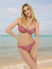 Sinsay Women's Dusty Rose Ribbed Knit Bikini Bottom | Sinsay In Lebanon
