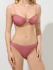 Sinsay Women's Dusty Rose Ribbed Knit Bikini Bottom | Sinsay In Lebanon
