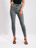 Sinsay Women's Light Grey Super Skinny High Waist Jeans | Sinsay In Lebanon