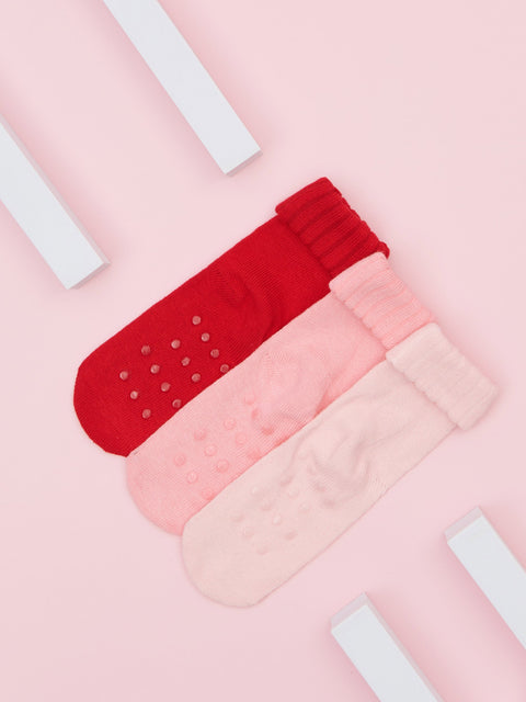 Sinsay Baby Girl's Pink/Red 3 pack Socks| Sinsay in Lebanon