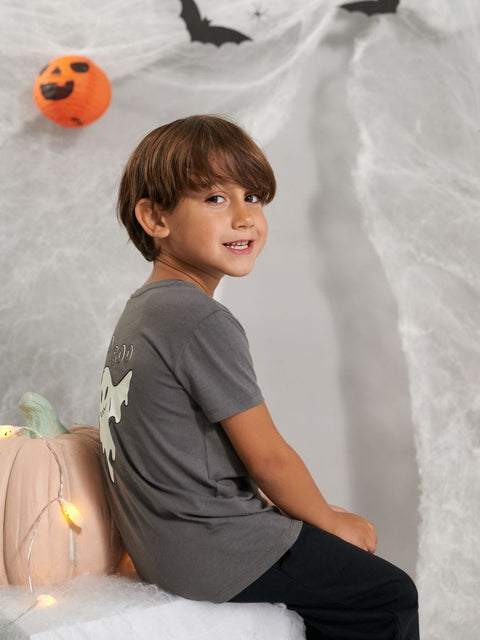 Sinsay Girl's Grey Short-Sleeve T-Shirt |Sinsay In Lebanon