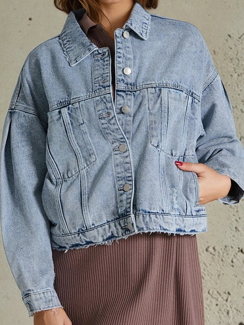 Sinsay Women's Blue Denim Jacket|Sinsay In Lebanon