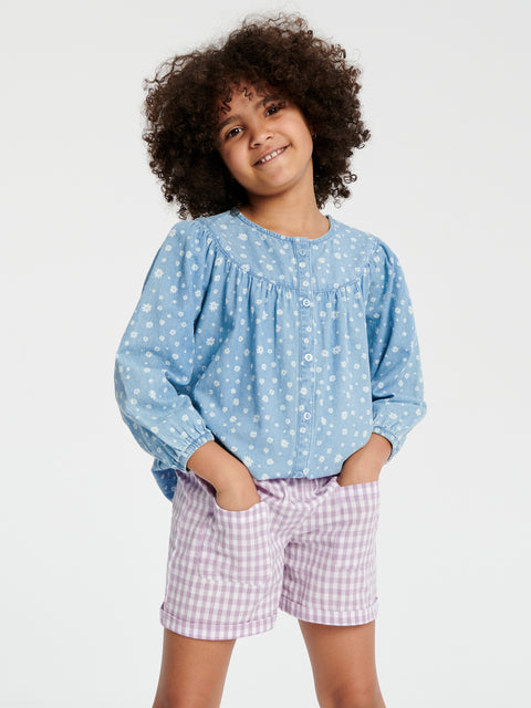 Sinsay Girl's Purple Checkered Short | Sinsay In Lebanon